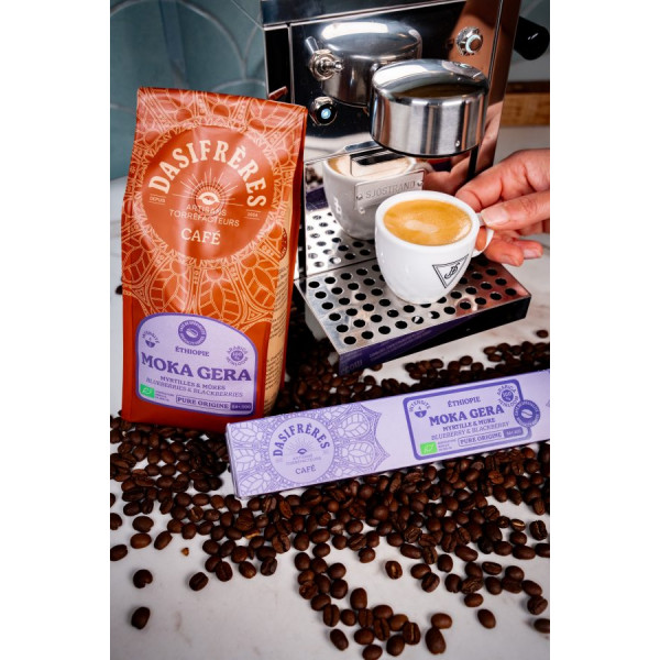 Café Moka Gera – Éthiopie Bio, 10 capsules Nespresso® compatible