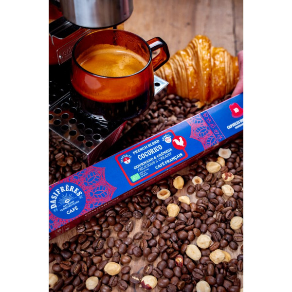 Café Cocorico – French Blend Bio, 10 capsules Nespresso® compatible